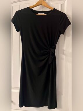 Nine West Black Women's mini dress with side tie XS